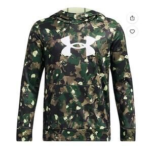 YOUTH LARGE NWT Under Armour Boys' Armour Fleece
Big Logo Printed Hoodie